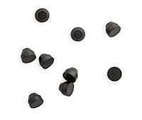 Ferrule, no hole, 85:15 Vespel/Graphite, short, 10/pk.