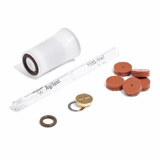 QuickPick Split Vent and Inlet PM Kit Includes: 1 split liner (5183-4647), 1 split vent trap (G1544-80530) and O-rings; 5 BTO septa, 1 non-stick O-Ring liner from 5188-5365, 1 Gold Seal and washer kit pn 5188-5367 DOES include pn G1544-80530
