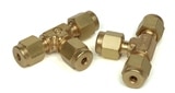 Tee, 1/8inch Brass Union 2/PK