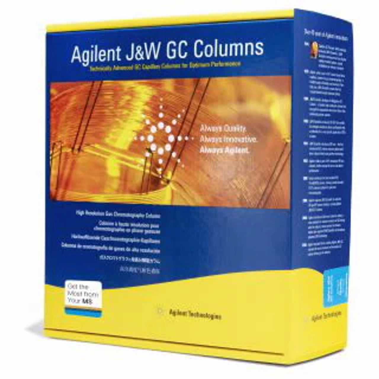 Columna para GC Agilent J&amp;W DB-5Q Ultra Low-Bleed
