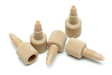 PEEK male nut fingertight 1/16in 1pk SHM CrossLab male nut, PEEK, fingertight, for 1/16 inch tubing, 1/pk, SHM 