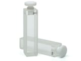 Rectangular cell UV 10mm 3.5mL stop 2/pk. Rectangular cell, stoppered. UV quartz, matched pair, 10mm pathlength, 3.5mL. 2/pk. Use 