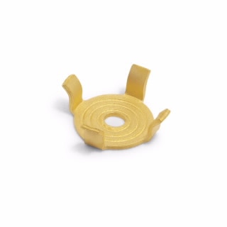 Internal gold seal for 1290 outlet valve