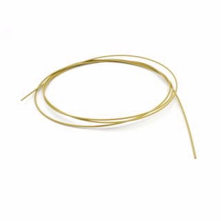 Tube PEEK 0.18mm x 1524mm, 1.6mm OD (1/16in OD, 0.007in ID, 5ft length), color: yellow
