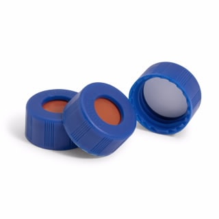 Blue screw caps 100/PK 